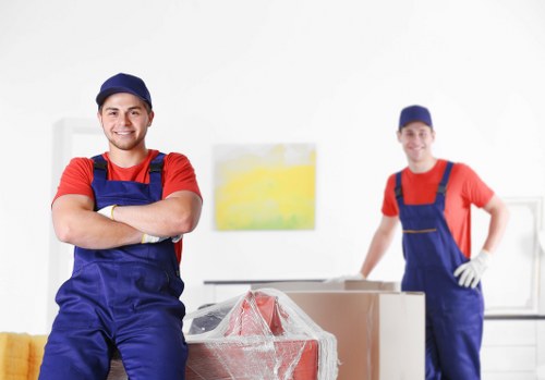 Professional removals and storage services in Newburypark with moving boxes and transport